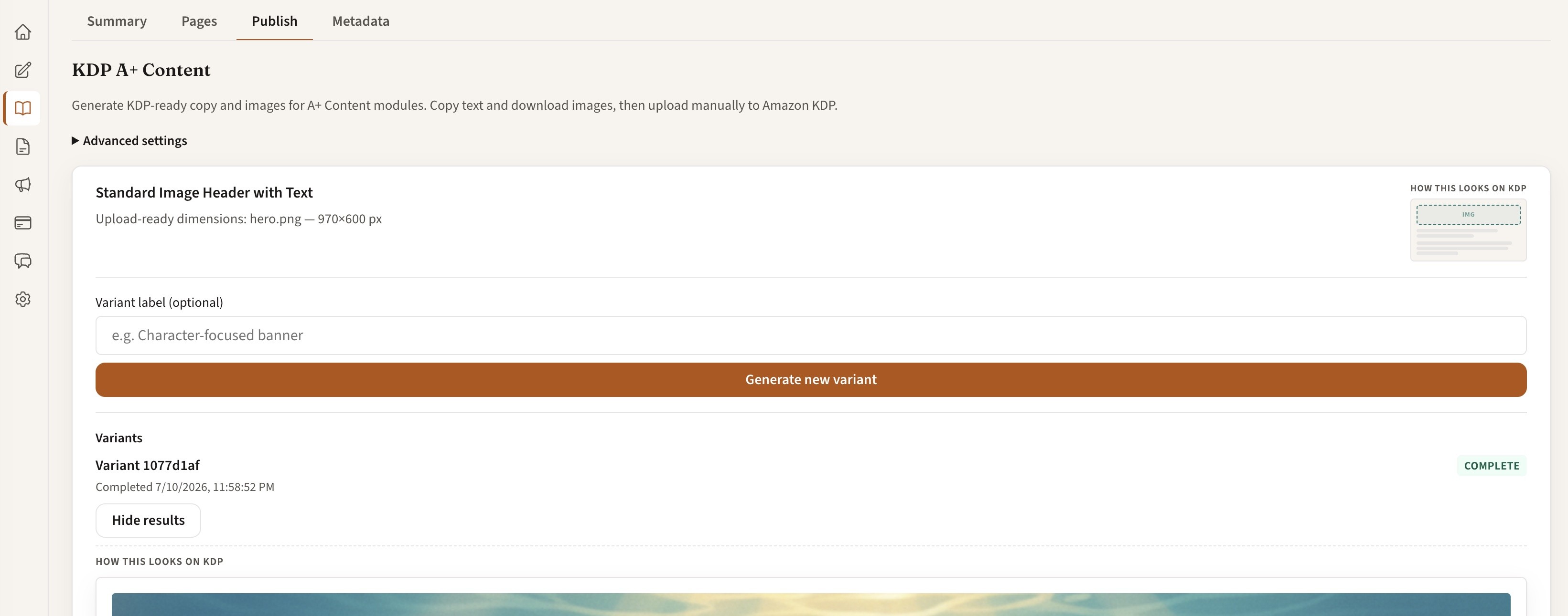 Listing Optimizer